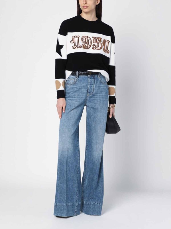 Max Mara: Suéteres con cuello pico online - Top - Dirce