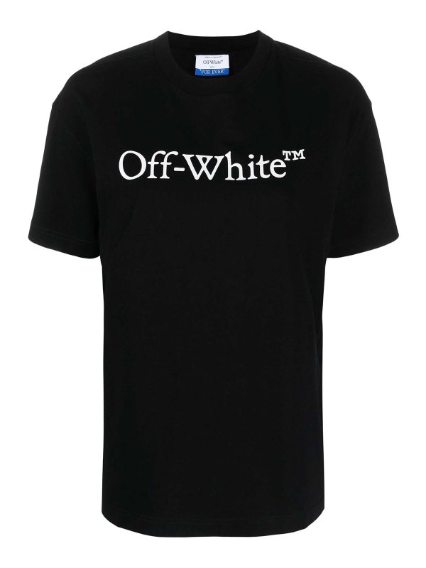 OFF-WHITE: T-shirts - T-Shirt - Noir