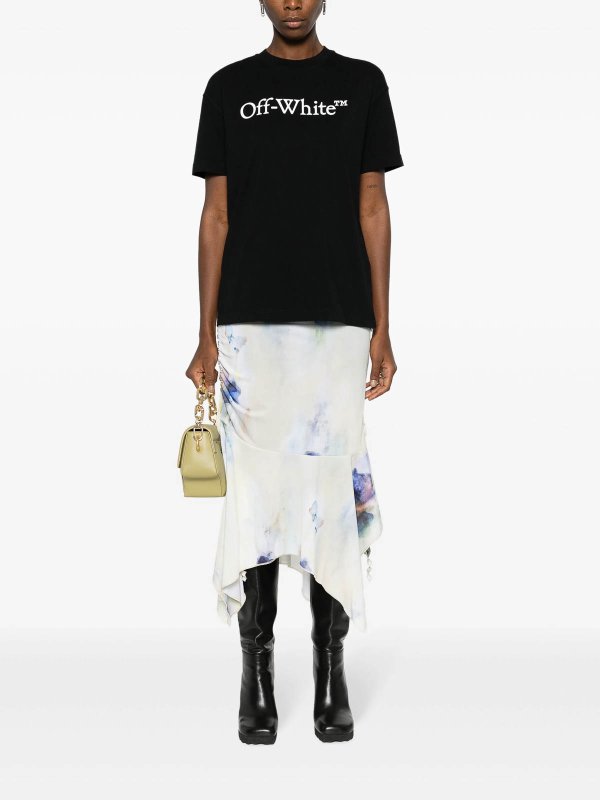 OFF-WHITE: T-shirts online - T-Shirt - Noir