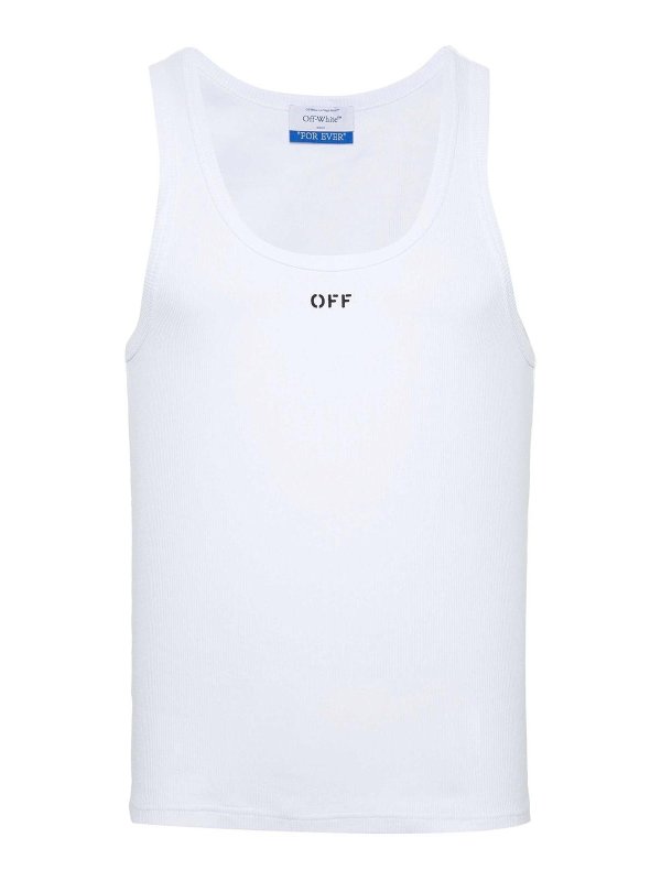 OFF-WHITE: Tops und Tank Tops - Top - Weiß