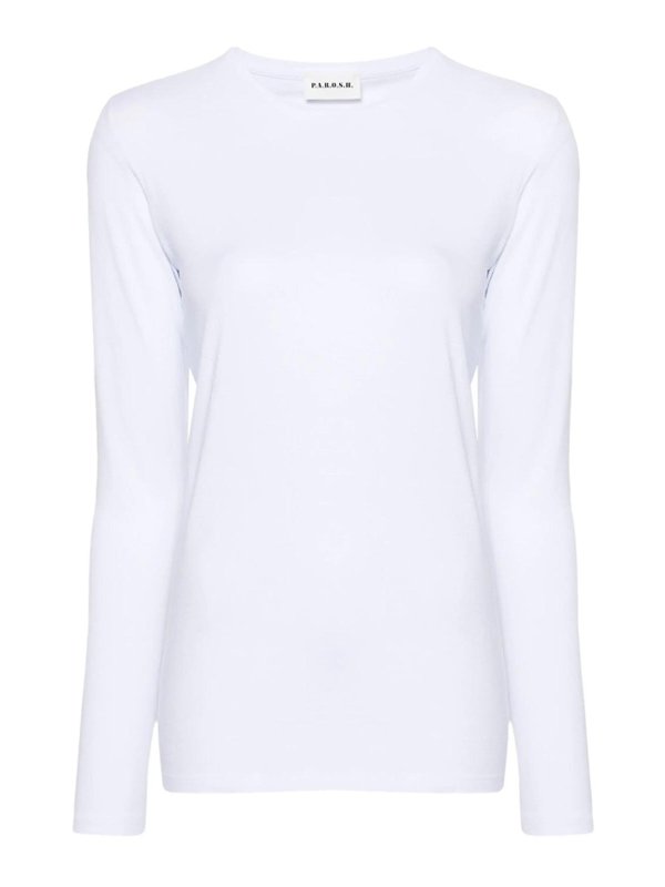 P.A.R.O.S.H.: T-shirts - T-Shirt - Weiß