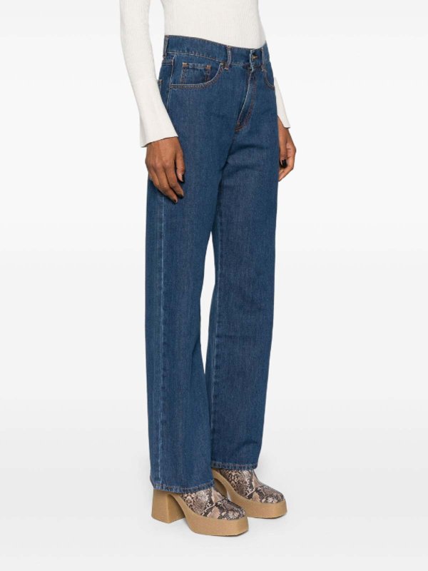 The Best Shops P.A.R.O.S.H.: Straight Leg Jeans - Straight Leg Jeans - Blau