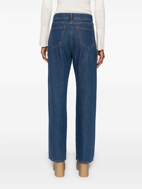 Straight Leg Jeans - Blau shop online: P.A.R.O.S.H.