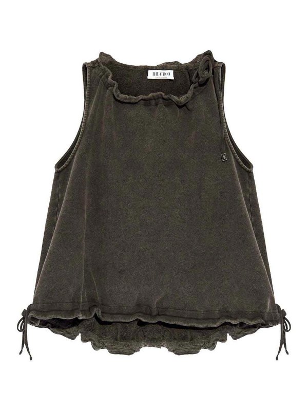 The Attico: Tops und Tank Tops - Top - Schwarz