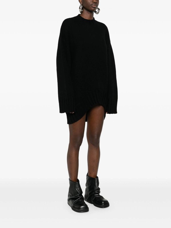 The Best Shops The Attico: knee length dresses - Knitted Sweater Dress