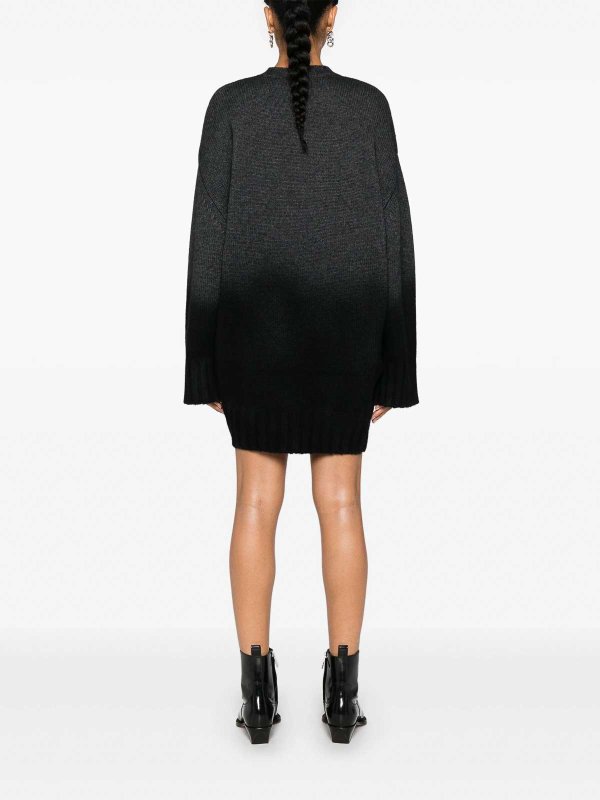 MiniVestito in maglia a coste shop online: The Attico