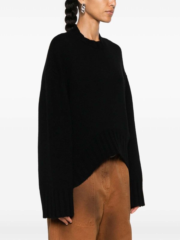 The Best Shops The Attico: crew necks - Ribbed-Knit Sweater