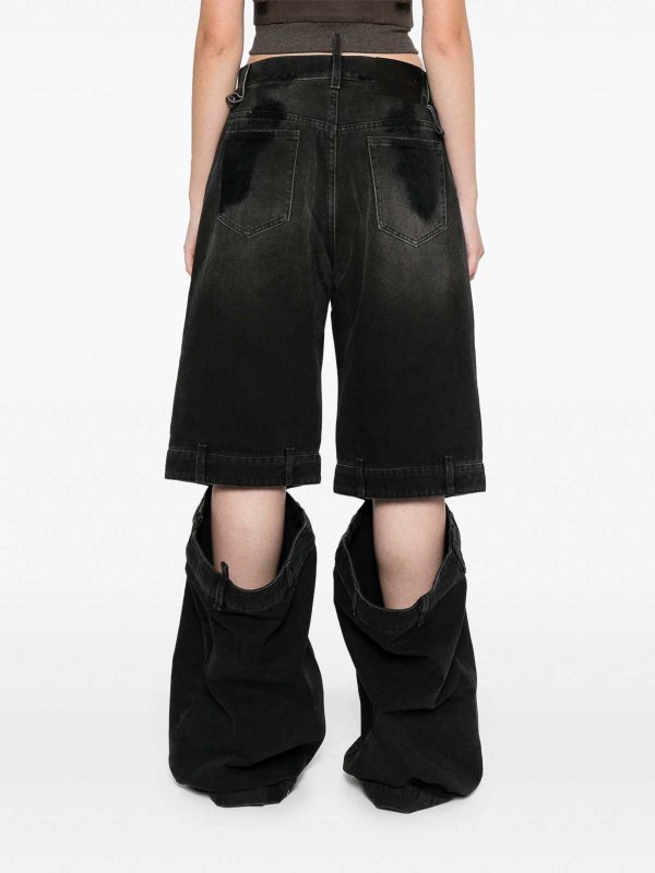 Lunghi High-Rise Wide-Leg Jeans shop online: The Attico