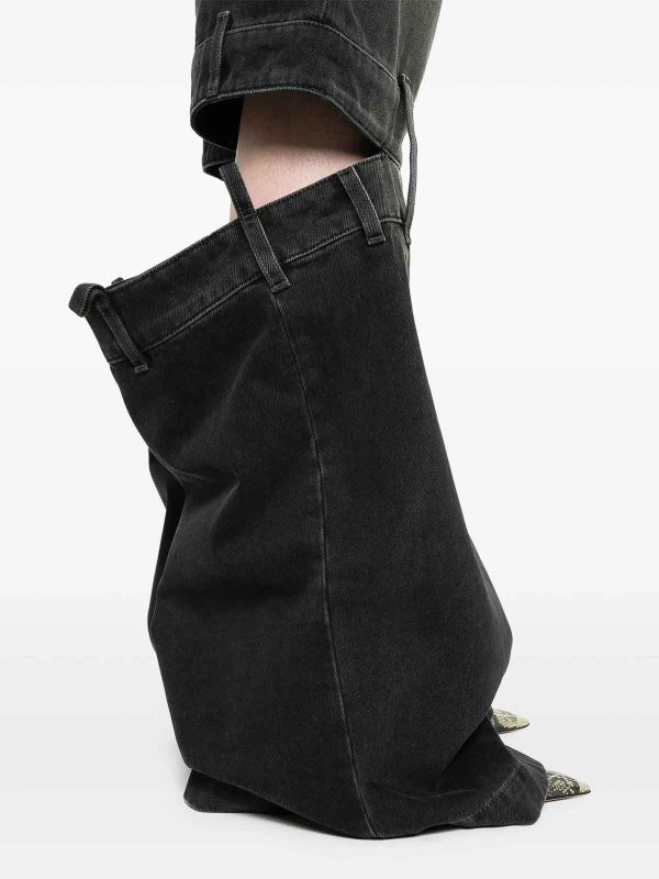 The Attico buy online Lunghi High-Rise Wide-Leg Jeans