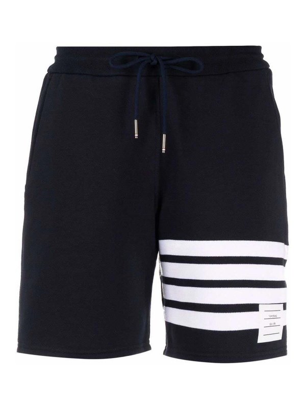 THOM BROWNE: Shorts - Shorts - Azul Oscuro