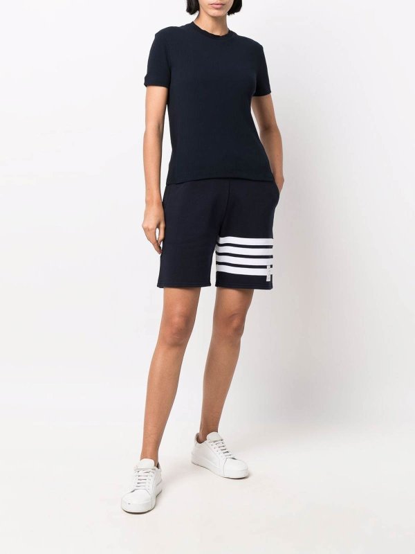 THOM BROWNE: Shorts online - Shorts - Azul Oscuro
