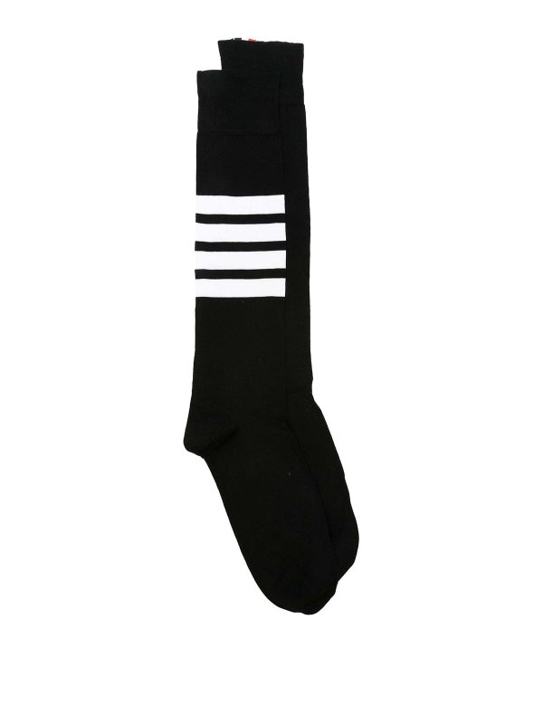 THOM BROWNE: Socken - Socken - Schwarz