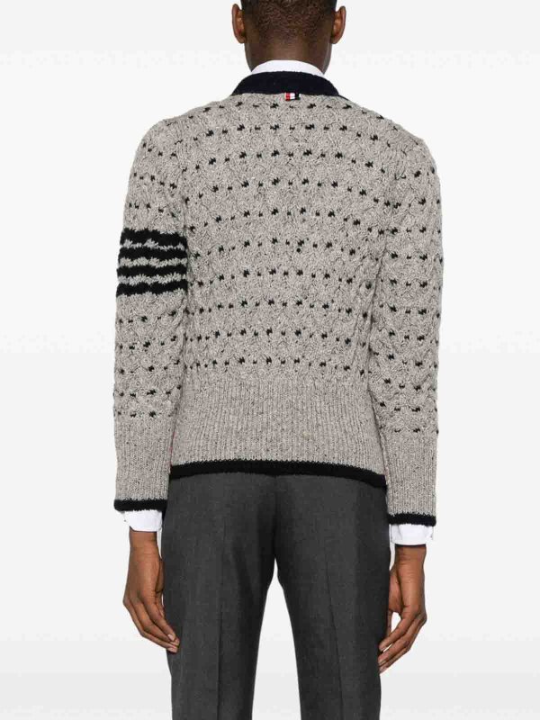 Cárdigan - Gris shop online: THOM BROWNE