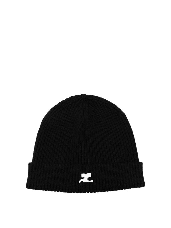 Courreges: Gorros - Gorro - Negro