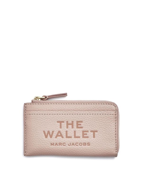 MARC JACOBS: wallets & purses - The Leather Top Zip Multi Wallet