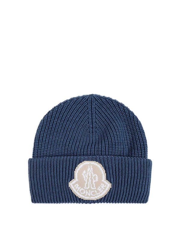 MONCLER: Gorros - Gorro - Lavado Oscuro