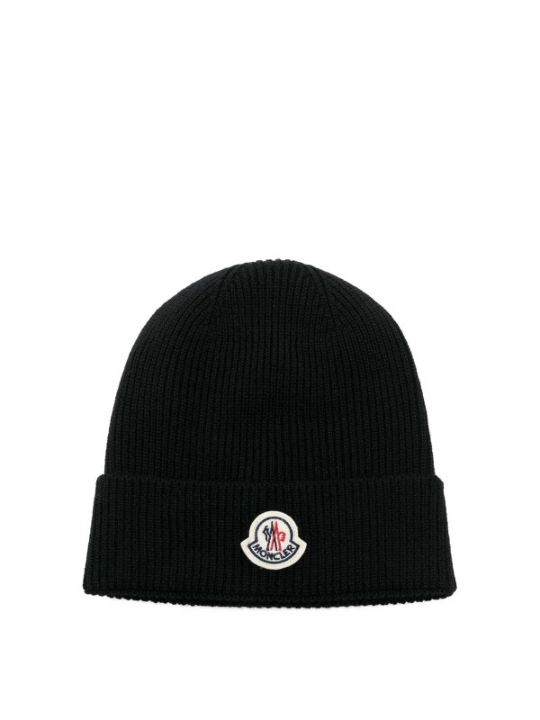 MONCLER: Mützen - Mütze - Schwarz