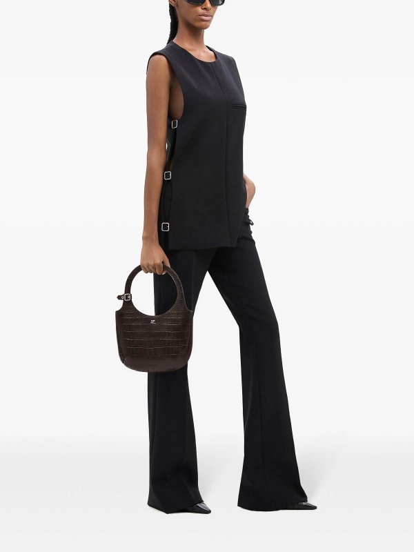 Courreges: Umhängetaschen online - Umhängetasche - Camel