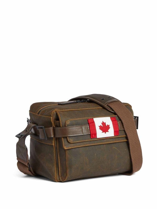 The Best Shops DSQUARED2: ラップトップケース＆ブリーフケース - ラップトップバッグ/ブリーフケース - ダークグリーン