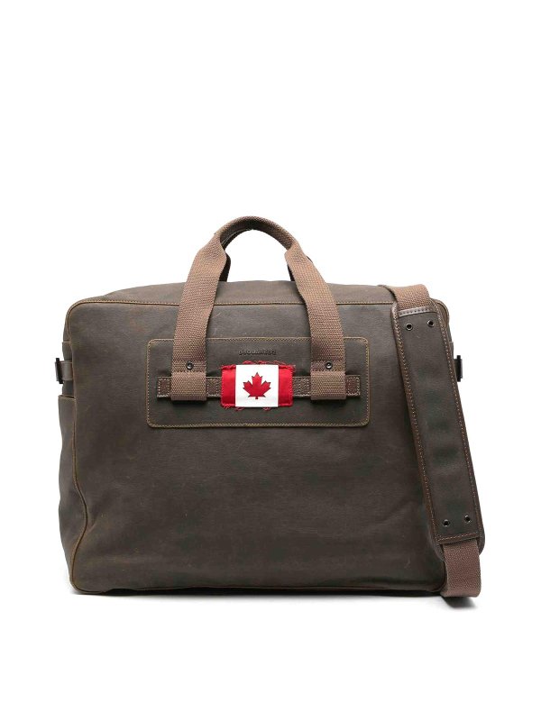 DSQUARED2: borse a tracolla - Borsone con applicazione