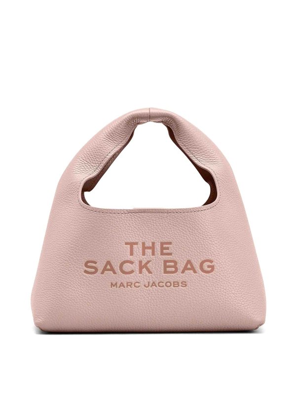 MARC JACOBS: totes bags - The Mini Sack Leather Tote Bag