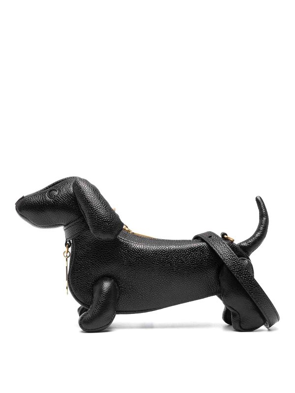 THOM BROWNE: cross body bags - Leather Hector Mini Bag