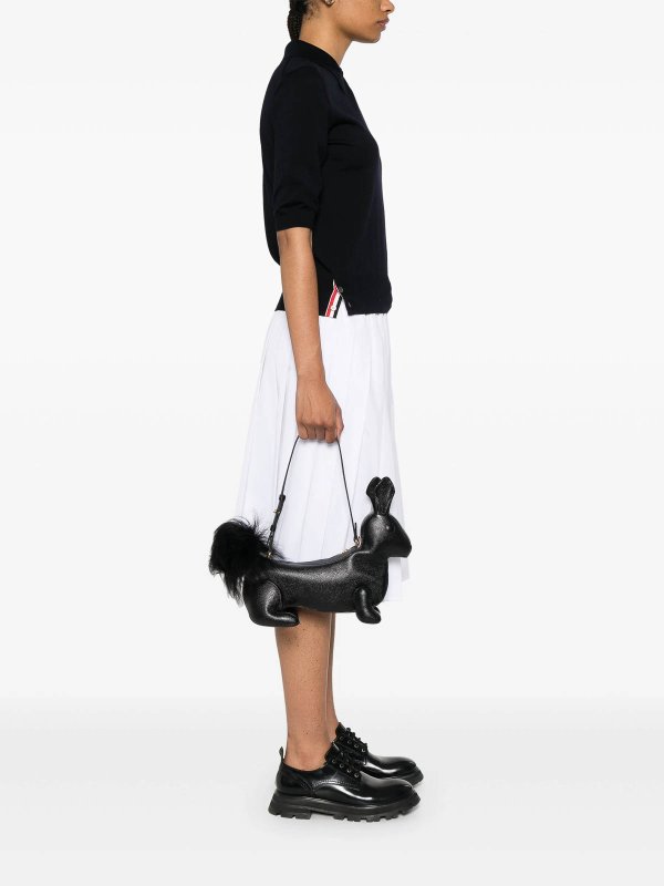 THOM BROWNE: Schultertaschen online - Schultertasche - Schwarz