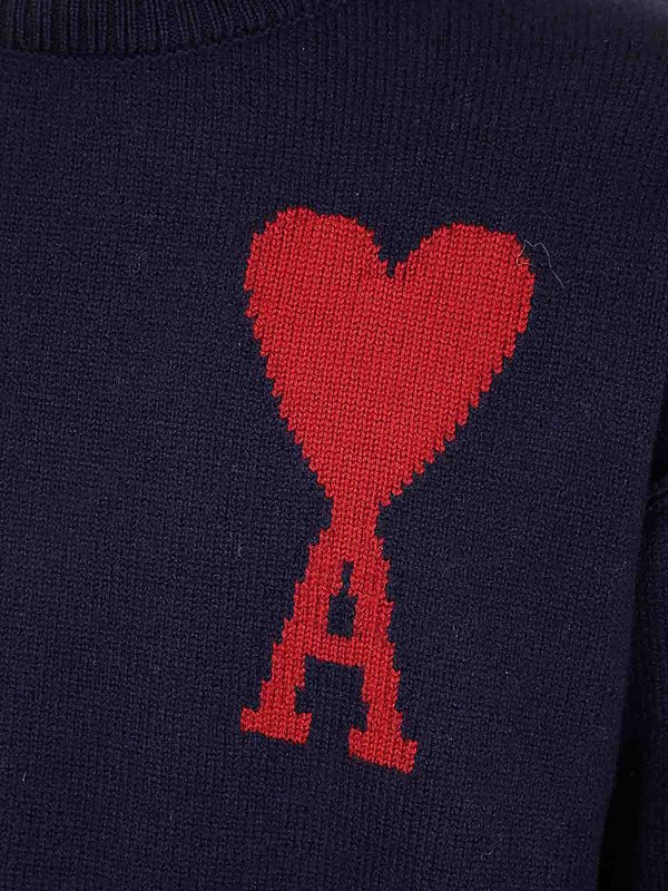 スウェット・トレーナー AMI PARIS Sweaters and knitwear AMI - ADC Crewneck Sweater Ash – Anrosa Store