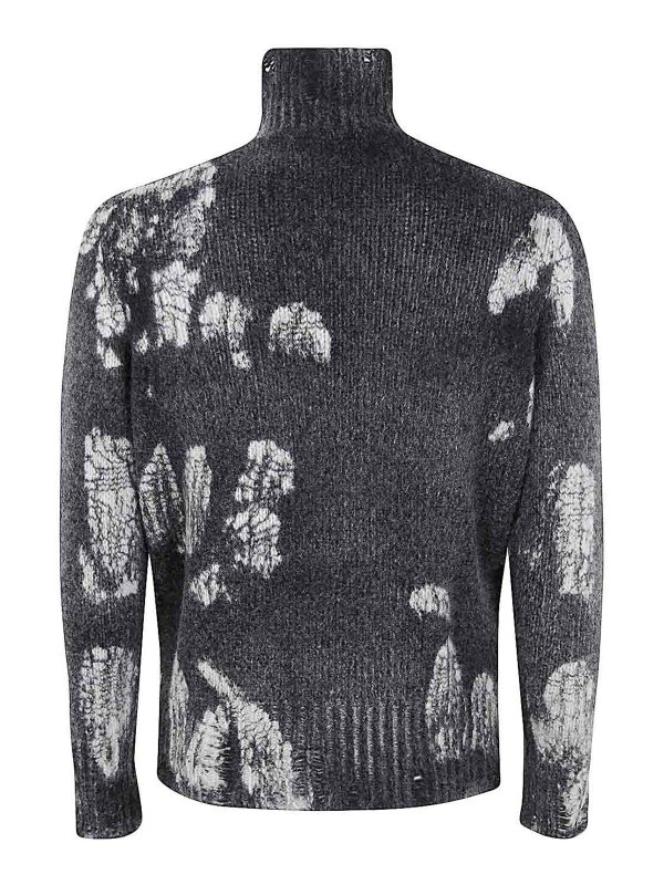 AVANT-TOI: Turtlenecks & Polo necks online - Cracked Effect High Neck Pullover