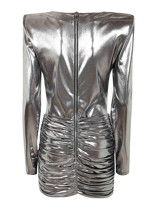 Balmain: abiti corti online - Vestito  corto  con collo