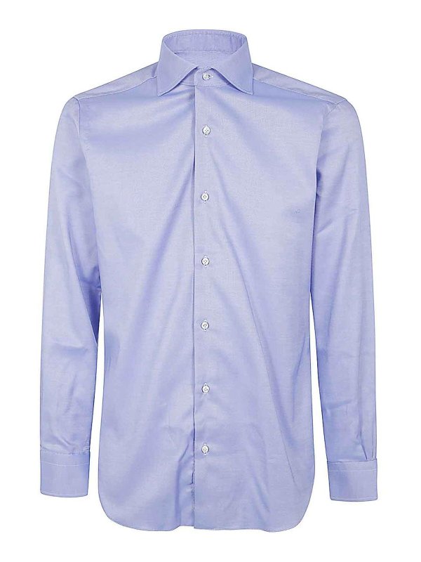 BARBA: shirts - Cotton shirt