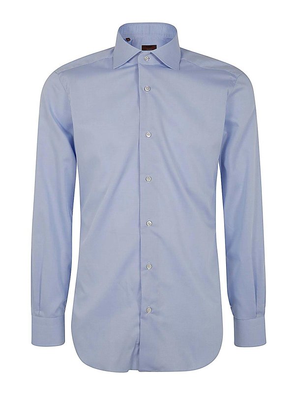 BARBA: シャツ - シャツ - ブルー