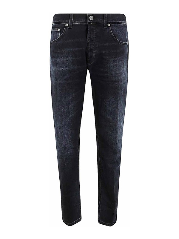 DONDUP: ブーツカットジーンズ - ブーツカットジーンズ - ブルー