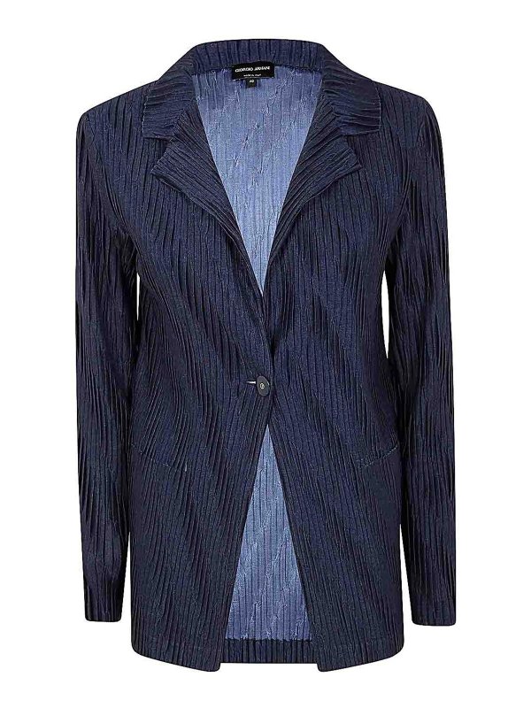 GIORGIO ARMANI: Blazer - Blazer - Blau