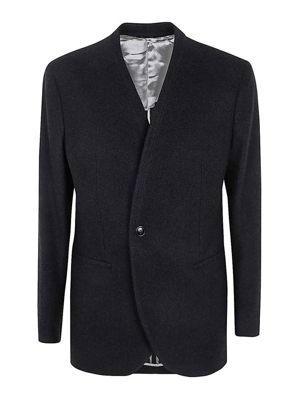 GIORGIO ARMANI: Blazer - Blazer - Negro