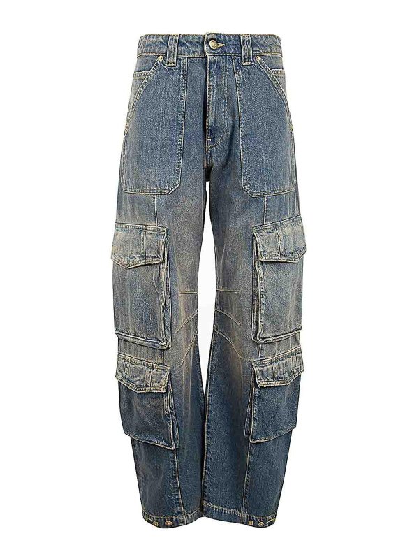 GOLDEN GOOSE: ボーイフレンドデニム - ボーイフレンド - ブルー