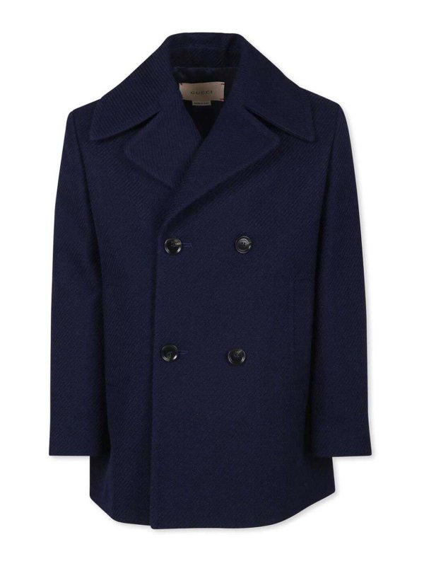 GUCCI: short coats - Wool coat