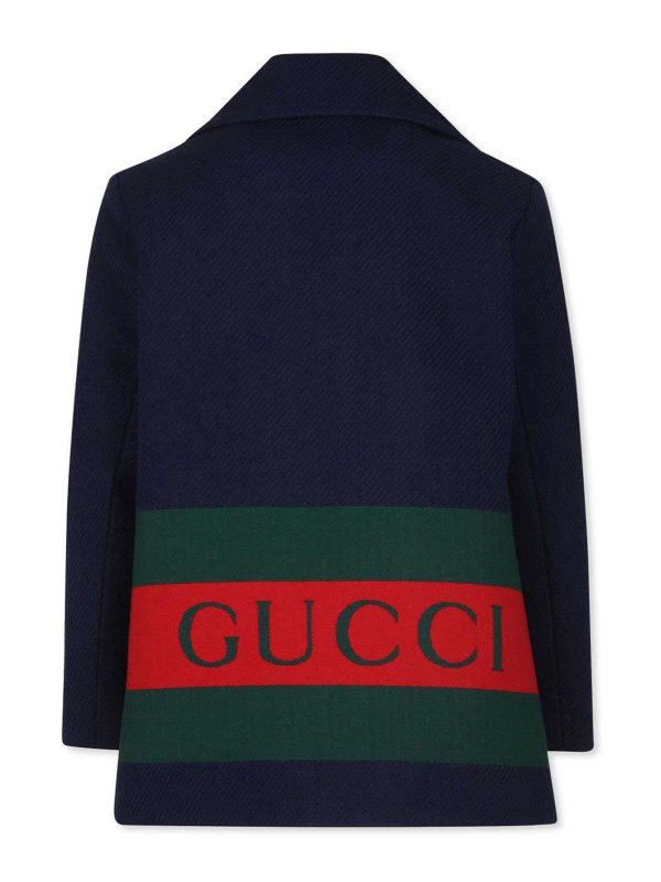 GUCCI: short coats online - Wool coat