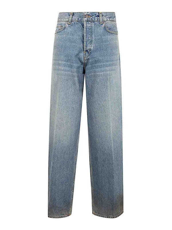 HAIKURE: Jeans évasés - Jean Bootcut - Bleu