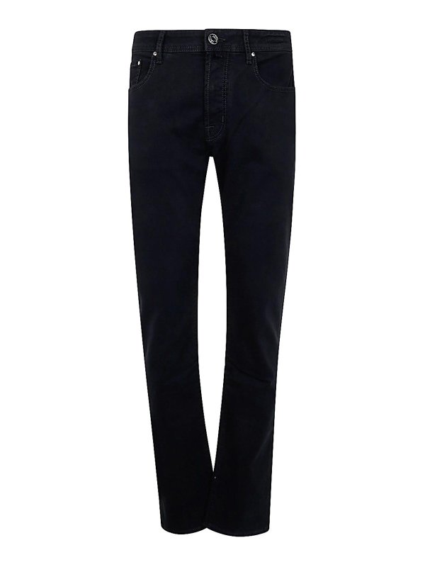 JACOB COHEN: スキニージーンズ - スキニージーンズ - ブルー