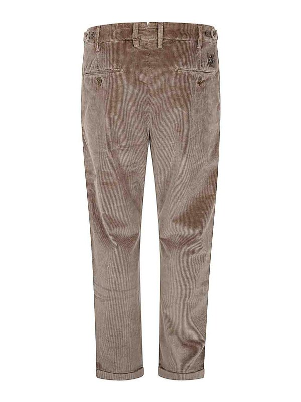 JACOB COHEN: casual trousers online - Crop Slim Single Pence Henry Pant