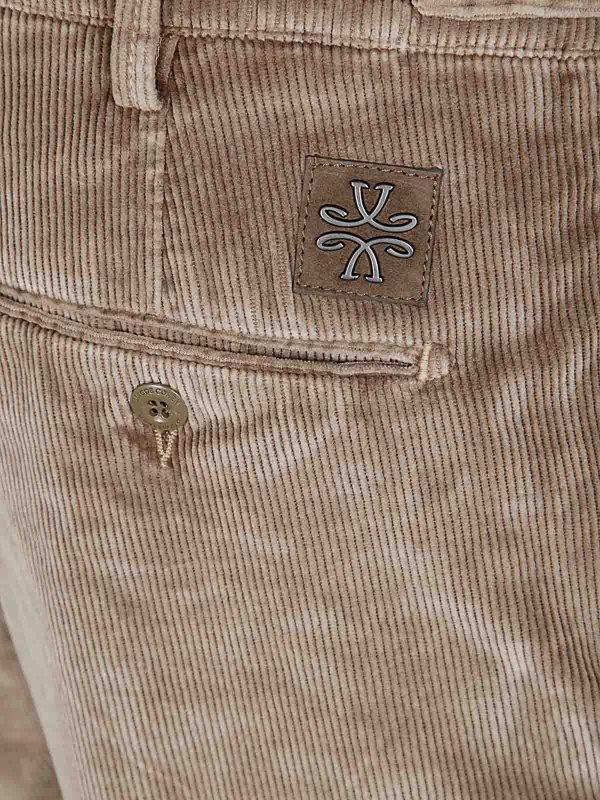 The Best Shops JACOB COHEN: casual trousers - Crop Slim Single Pence Henry Pant