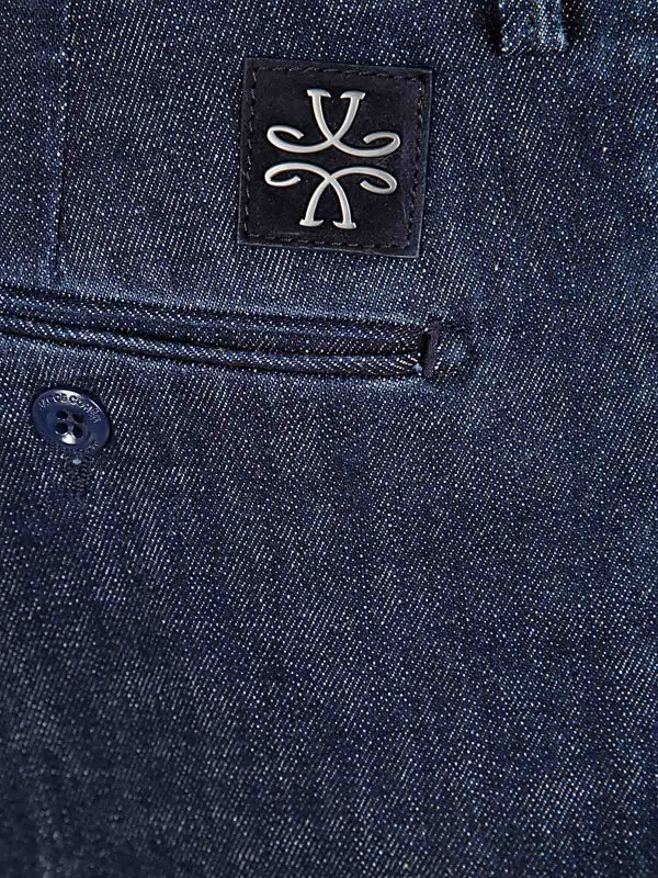 The Best Shops JACOB COHEN: カジュアルトラウザー - カジュアルパンツ - 黒