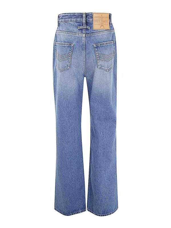 JEAN PAUL GAULTIER: Straight Leg Jeans online - Straight Leg Jeans - Blau
