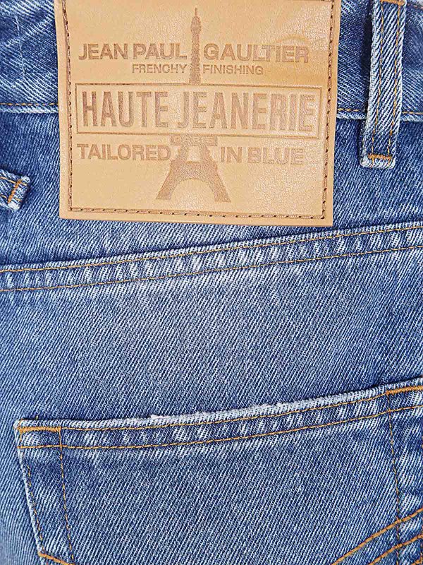 The Best Shops JEAN PAUL GAULTIER: Straight Leg Jeans - Straight Leg Jeans - Blau