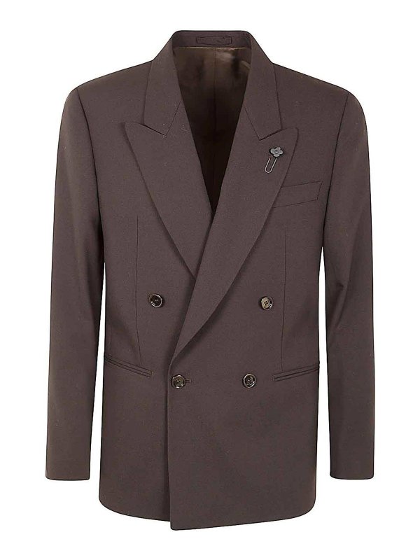 LARDINI: Chaquetas casual - Chaqueta Casual - Marrón