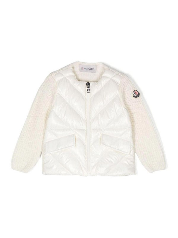 MONCLER: cardigan - Cardigan in lana