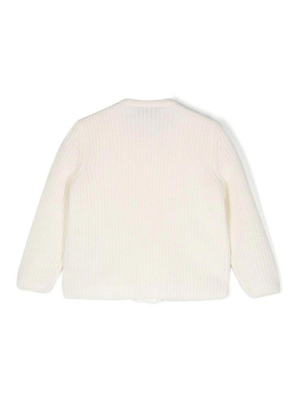 MONCLER: cardigan online - Cardigan in lana