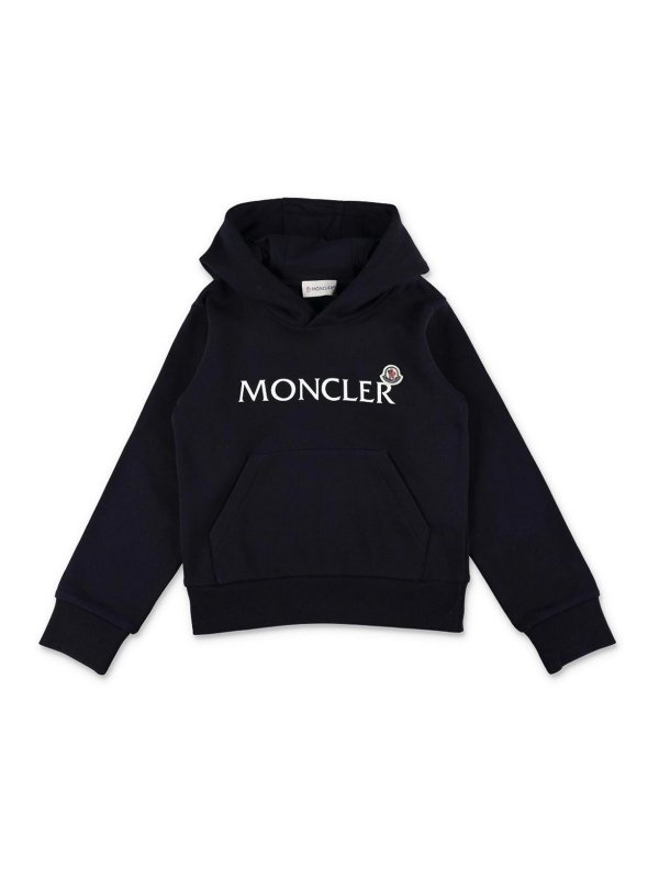 MONCLER: Sudaderas y suéteres - Sudadera - Azul