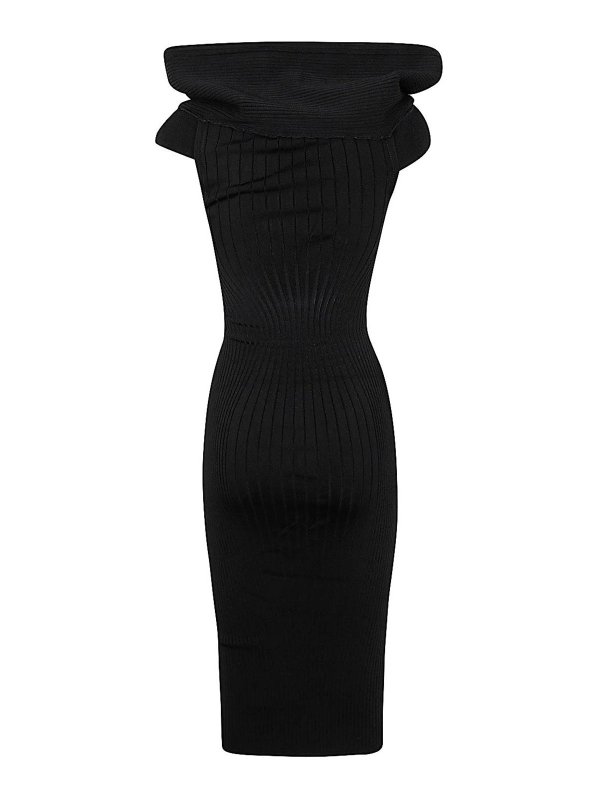 MUGLER: ニーレングスドレス online - 膝丈ドレス - 黒